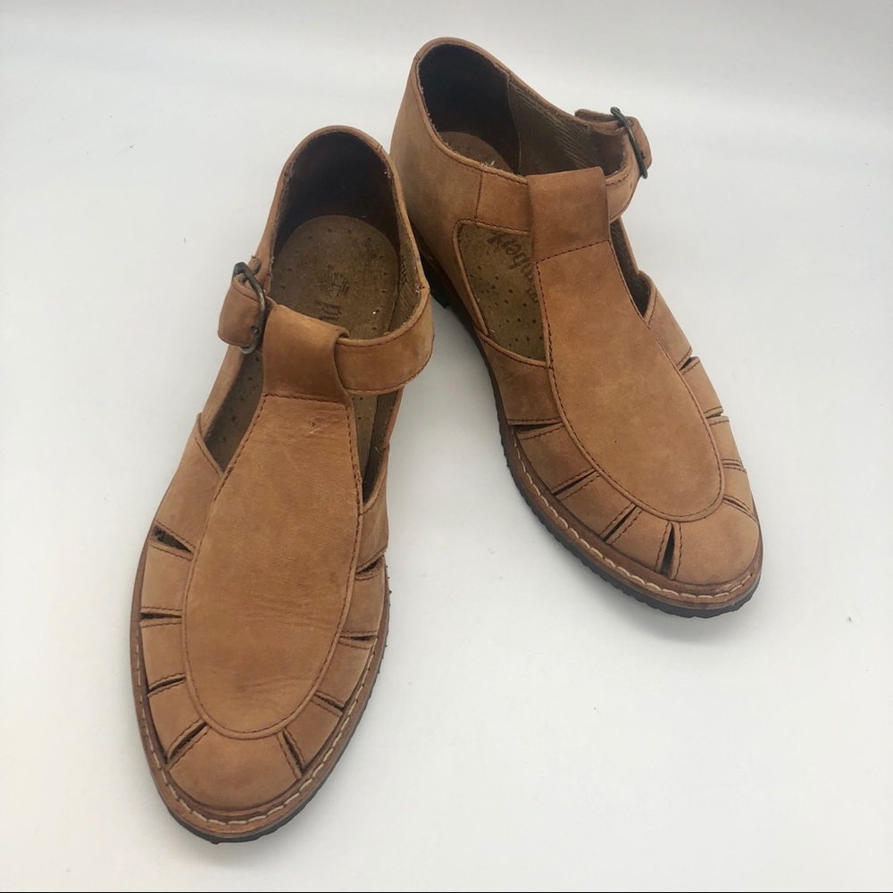 Timberland Tan Leather Fisherman Sandals Sz 9